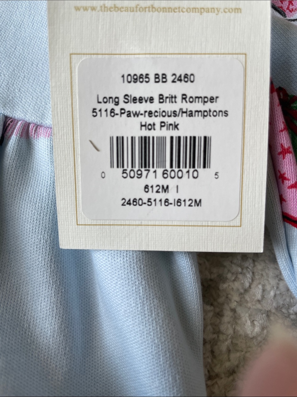 The Beaufort Bonnet Company Christmas Puppy Romper - Picture 7 of 8